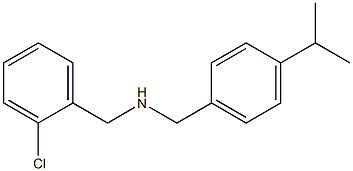 [(2-chlorophenyl)methyl]({[4-(propan-2-yl)phenyl]methyl})amine