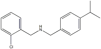  [(2-chlorophenyl)methyl]({[4-(propan-2-yl)phenyl]methyl})amine