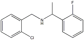 [(2-chlorophenyl)methyl][1-(2-fluorophenyl)ethyl]amine,,结构式