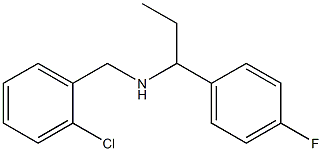 [(2-chlorophenyl)methyl][1-(4-fluorophenyl)propyl]amine,,结构式
