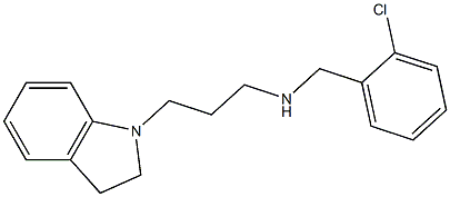 [(2-chlorophenyl)methyl][3-(2,3-dihydro-1H-indol-1-yl)propyl]amine