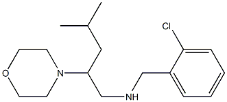 [(2-chlorophenyl)methyl][4-methyl-2-(morpholin-4-yl)pentyl]amine Structure