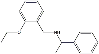 [(2-ethoxyphenyl)methyl](1-phenylethyl)amine Structure