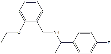 [(2-ethoxyphenyl)methyl][1-(4-fluorophenyl)ethyl]amine Structure