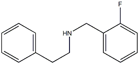 [(2-fluorophenyl)methyl](2-phenylethyl)amine,,结构式