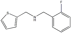 [(2-fluorophenyl)methyl](thiophen-2-ylmethyl)amine
