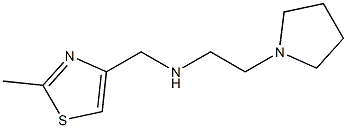 [(2-methyl-1,3-thiazol-4-yl)methyl][2-(pyrrolidin-1-yl)ethyl]amine Structure