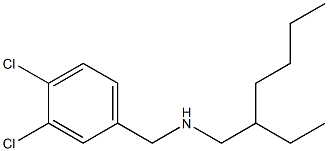 [(3,4-dichlorophenyl)methyl](2-ethylhexyl)amine 化学構造式