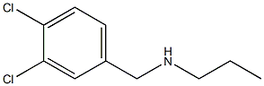 [(3,4-dichlorophenyl)methyl](propyl)amine,,结构式