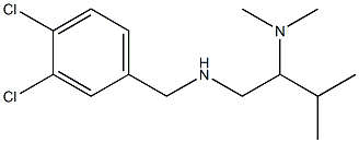 [(3,4-dichlorophenyl)methyl][2-(dimethylamino)-3-methylbutyl]amine Struktur