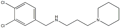 [(3,4-dichlorophenyl)methyl][3-(piperidin-1-yl)propyl]amine Structure