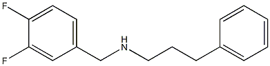 [(3,4-difluorophenyl)methyl](3-phenylpropyl)amine Structure