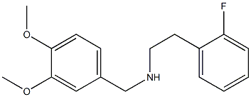 [(3,4-dimethoxyphenyl)methyl][2-(2-fluorophenyl)ethyl]amine Structure