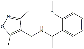 [(3,5-dimethyl-1,2-oxazol-4-yl)methyl][1-(2-methoxyphenyl)ethyl]amine Structure