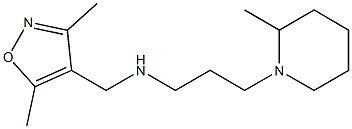 [(3,5-dimethyl-1,2-oxazol-4-yl)methyl][3-(2-methylpiperidin-1-yl)propyl]amine|