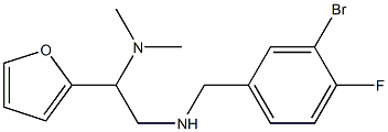[(3-bromo-4-fluorophenyl)methyl][2-(dimethylamino)-2-(furan-2-yl)ethyl]amine