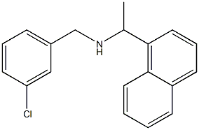  [(3-chlorophenyl)methyl][1-(naphthalen-1-yl)ethyl]amine