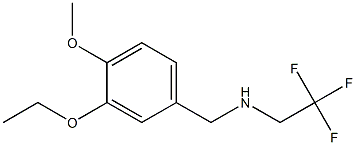 [(3-ethoxy-4-methoxyphenyl)methyl](2,2,2-trifluoroethyl)amine 化学構造式