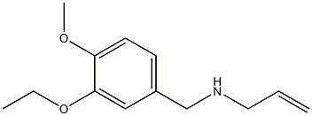 [(3-ethoxy-4-methoxyphenyl)methyl](prop-2-en-1-yl)amine Structure