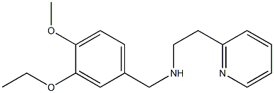 [(3-ethoxy-4-methoxyphenyl)methyl][2-(pyridin-2-yl)ethyl]amine Structure