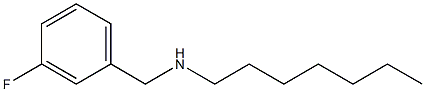 [(3-fluorophenyl)methyl](heptyl)amine Structure