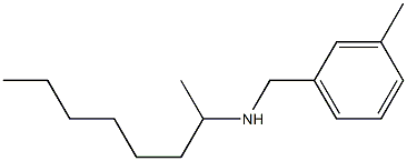 [(3-methylphenyl)methyl](octan-2-yl)amine Structure