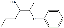 [(4-aminoheptan-3-yl)oxy]benzene 结构式