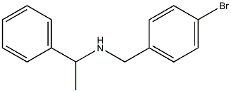 [(4-bromophenyl)methyl](1-phenylethyl)amine|