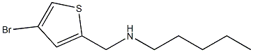 [(4-bromothiophen-2-yl)methyl](pentyl)amine Structure