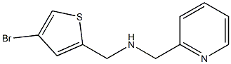 [(4-bromothiophen-2-yl)methyl](pyridin-2-ylmethyl)amine 化学構造式