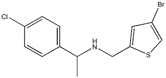 [(4-bromothiophen-2-yl)methyl][1-(4-chlorophenyl)ethyl]amine