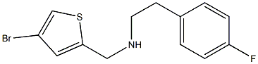 [(4-bromothiophen-2-yl)methyl][2-(4-fluorophenyl)ethyl]amine,,结构式