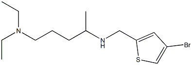 [(4-bromothiophen-2-yl)methyl][5-(diethylamino)pentan-2-yl]amine Structure