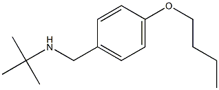 [(4-butoxyphenyl)methyl](tert-butyl)amine 化学構造式