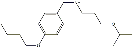  [(4-butoxyphenyl)methyl][3-(propan-2-yloxy)propyl]amine