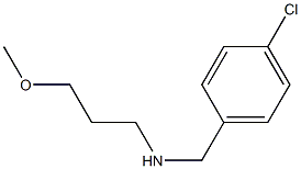 [(4-chlorophenyl)methyl](3-methoxypropyl)amine,,结构式