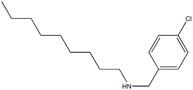 [(4-chlorophenyl)methyl](nonyl)amine,,结构式