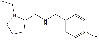 [(4-chlorophenyl)methyl][(1-ethylpyrrolidin-2-yl)methyl]amine