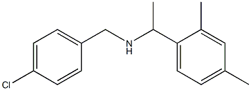 [(4-chlorophenyl)methyl][1-(2,4-dimethylphenyl)ethyl]amine Struktur