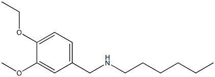 [(4-ethoxy-3-methoxyphenyl)methyl](hexyl)amine