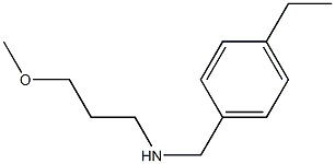 [(4-ethylphenyl)methyl](3-methoxypropyl)amine 化学構造式