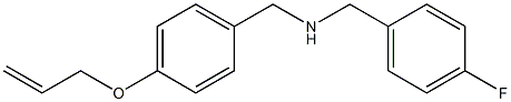 [(4-fluorophenyl)methyl]({[4-(prop-2-en-1-yloxy)phenyl]methyl})amine|