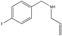 [(4-fluorophenyl)methyl](prop-2-en-1-yl)amine Structure