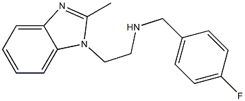 [(4-fluorophenyl)methyl][2-(2-methyl-1H-1,3-benzodiazol-1-yl)ethyl]amine