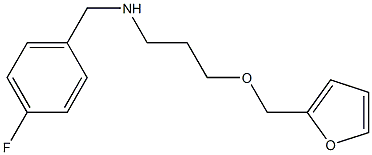 [(4-fluorophenyl)methyl][3-(furan-2-ylmethoxy)propyl]amine|