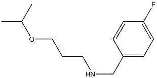 [(4-fluorophenyl)methyl][3-(propan-2-yloxy)propyl]amine Structure