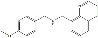  [(4-methoxyphenyl)methyl](quinolin-8-ylmethyl)amine