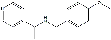 [(4-methoxyphenyl)methyl][1-(pyridin-4-yl)ethyl]amine Structure
