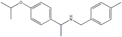 [(4-methylphenyl)methyl]({1-[4-(propan-2-yloxy)phenyl]ethyl})amine|