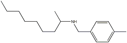 [(4-methylphenyl)methyl](nonan-2-yl)amine 化学構造式